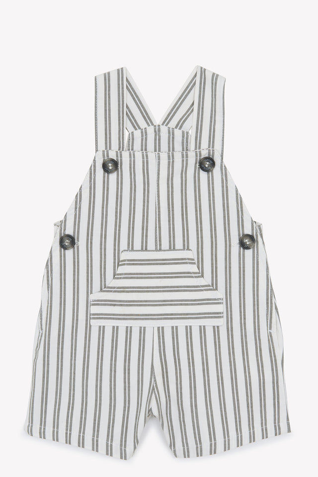 Overalls - Grün Farn Streifens - Image principale