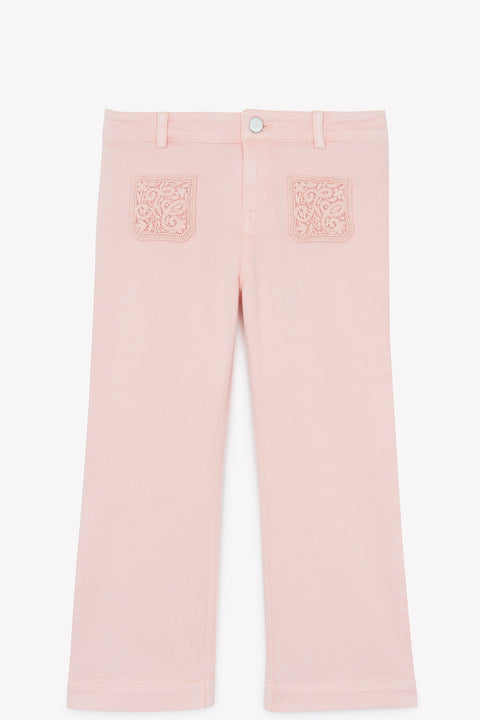 Jeans - Peony flared Embrodery - Image principale