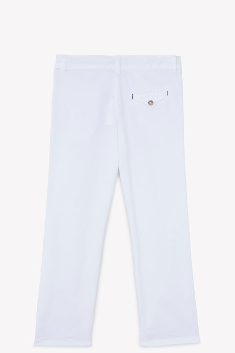 Hosen - Weiss Köper - Image principale