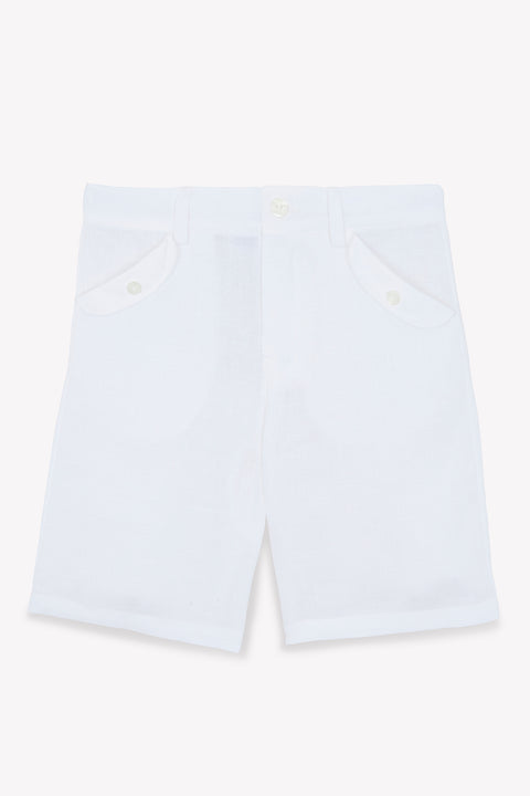 Short - White Linen - Image principale