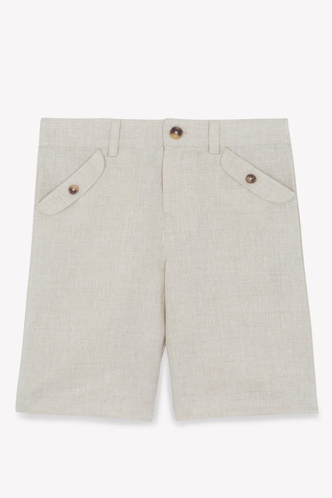Kurze Hose - Heidesand Leinen - Image principale