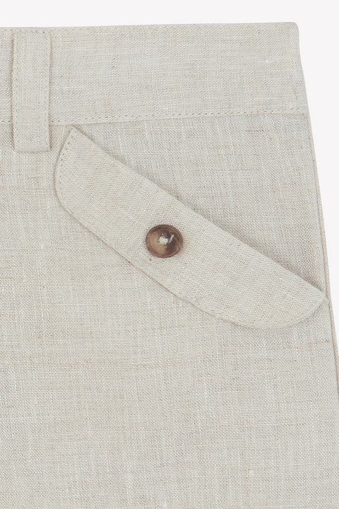 Kurze Hose - Heidesand Leinen - Image principale