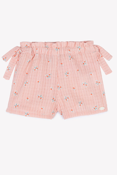 Short - Coquelicot rayures - Image principale