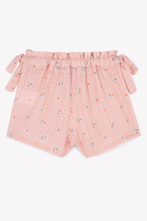Short - Coquelicot rayures - Image principale