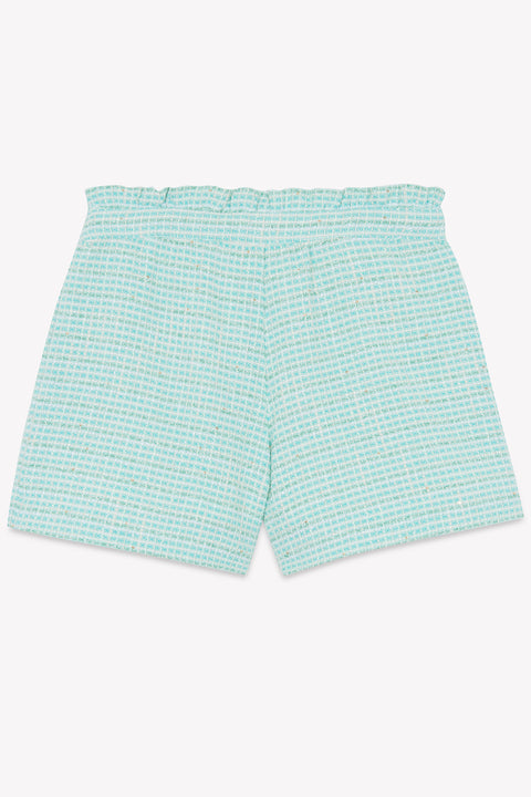 Short - Aigue marine tweed - Image principale