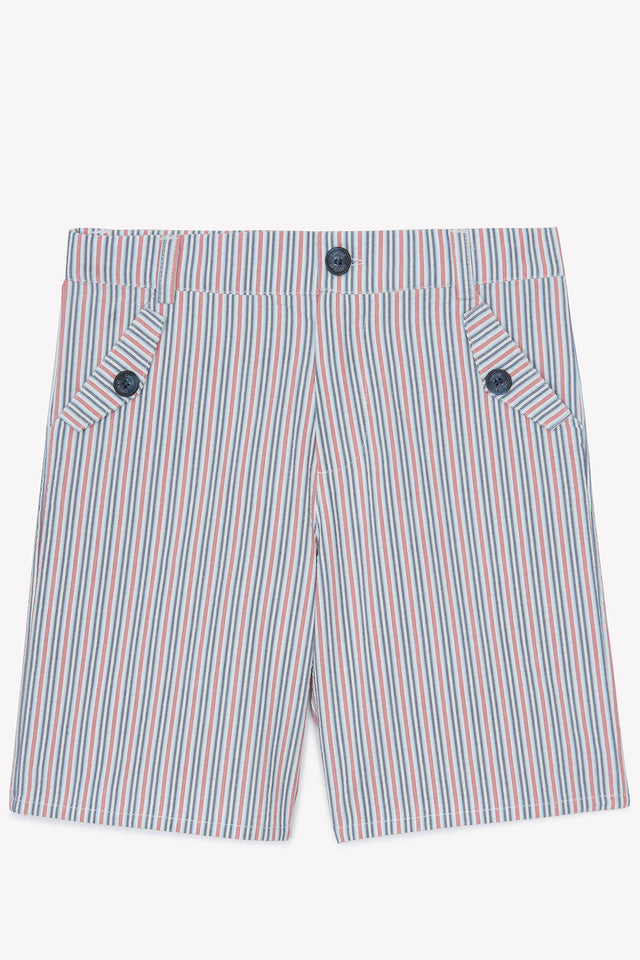 Kurze Hose - Würziges Orange Streifens - Image principale