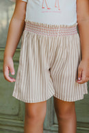 Short - Ambre rayures smock
