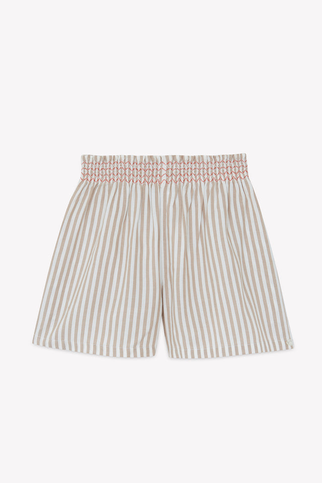 Short - Ambre rayures smock - Image principale