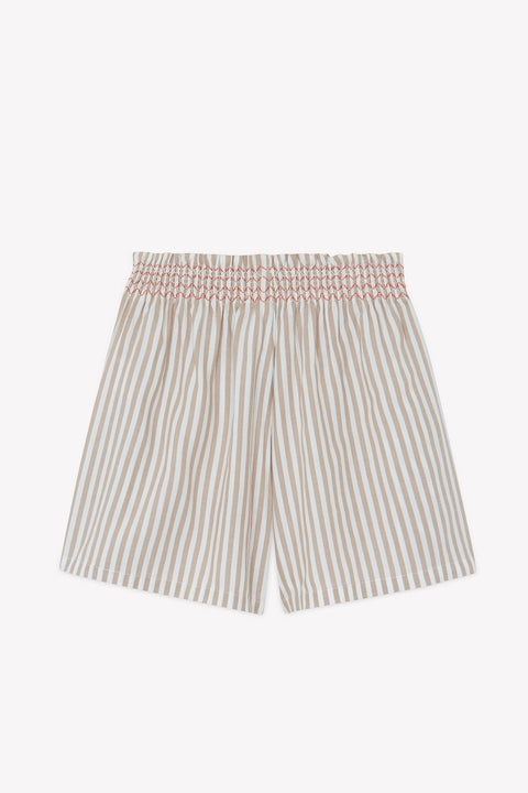 Short - Ambre rayures smock - Image principale