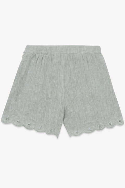 Short - Kaki lin détails ajourés - Image principale