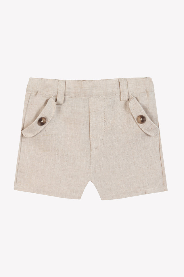 Short - Sable chiné lin - Image principale