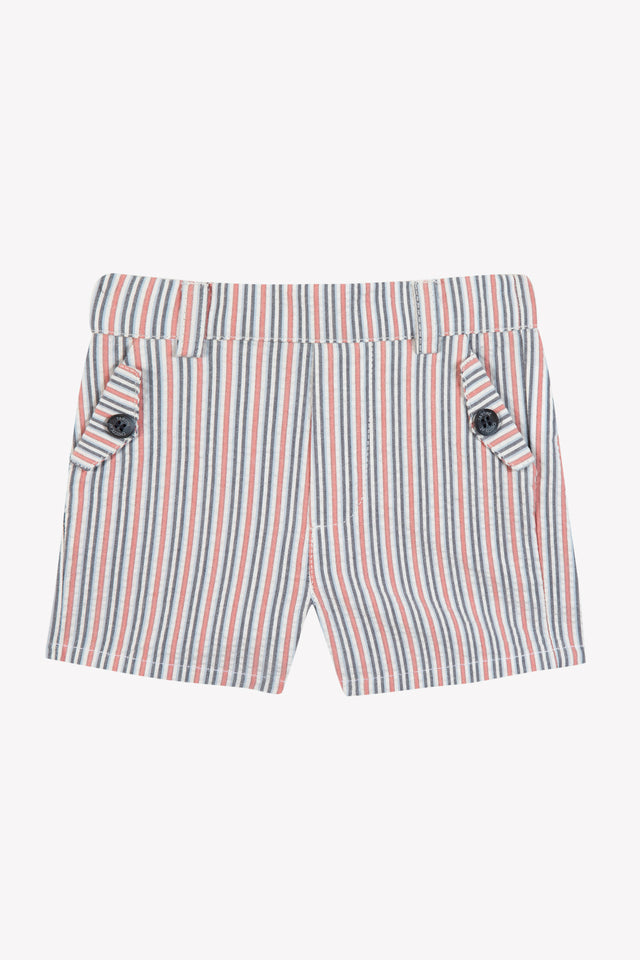 Kurze Hose - Würziges Orange Streifens - Image principale