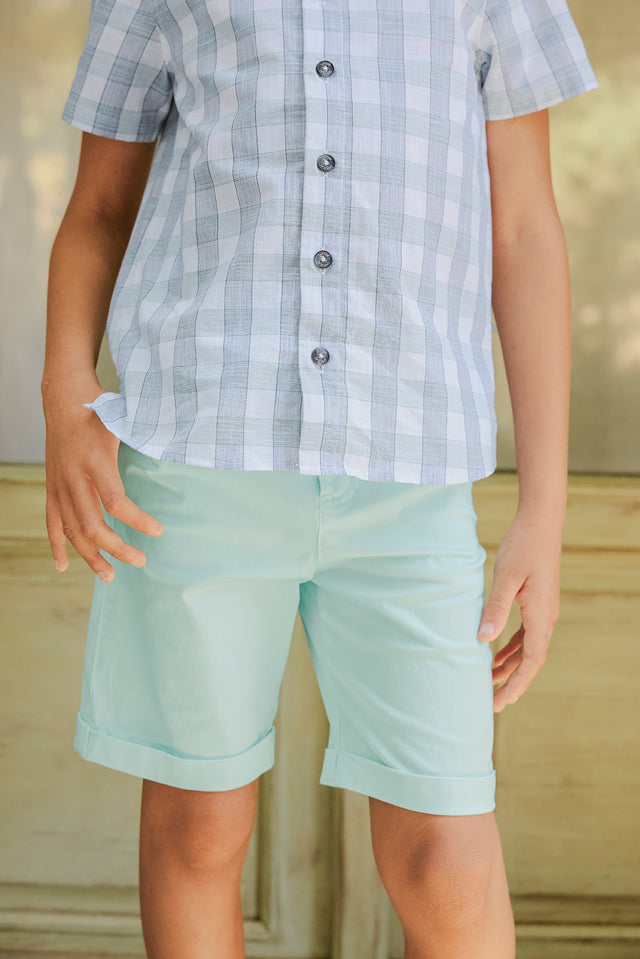 Kurze Hose -Aqua Köper - Image principale