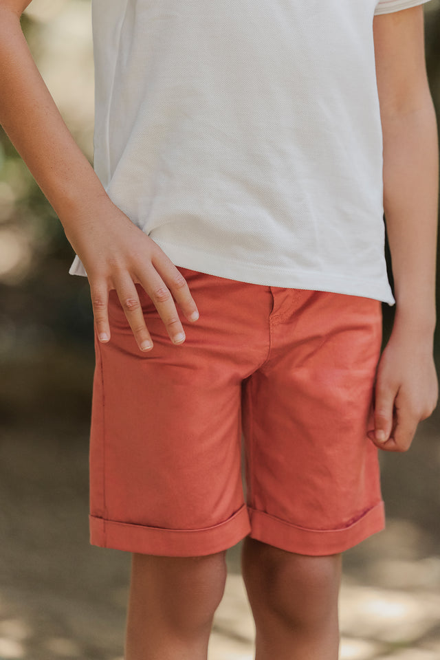 Short - Orange sergé - Image principale