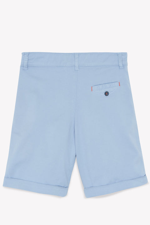 Kurze Hose - Blau Graué Köper - Image principale