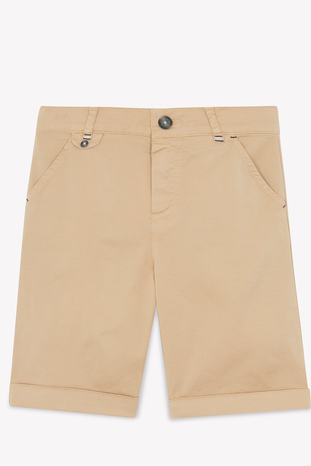 Kurze Hose - Ocker Köper - Image principale