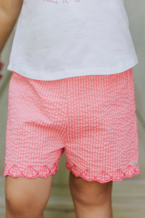 Short - Corail détails coquillages - Image principale