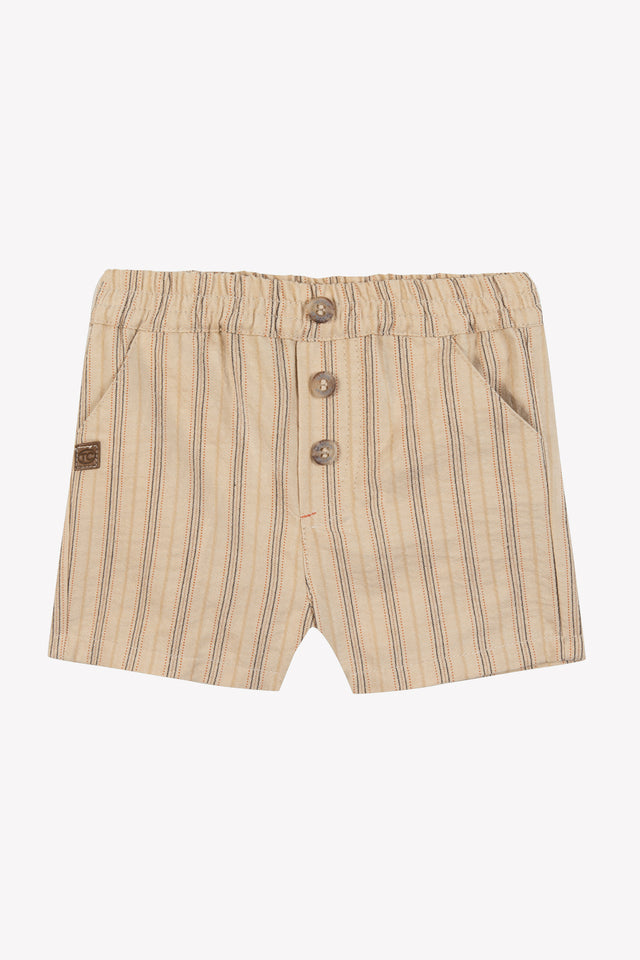 Kurze Hose - Ocker Streifens - Image principale