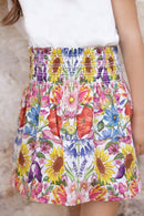 Jupe - Multicolore tissu liberty