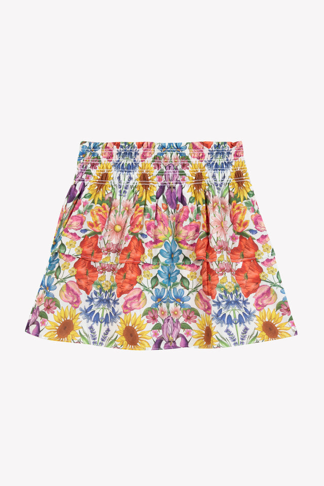 Jupe - Multicolore tissu liberty - Image principale