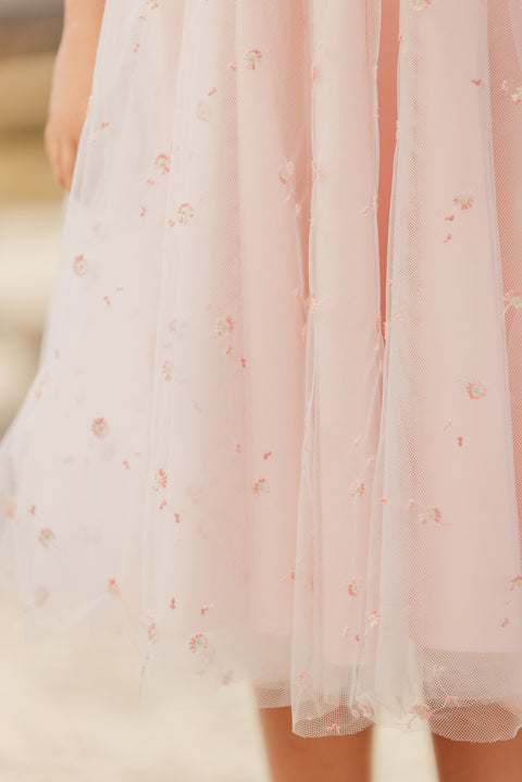 Jupe - Pivoine tulle fleurs - Image principale