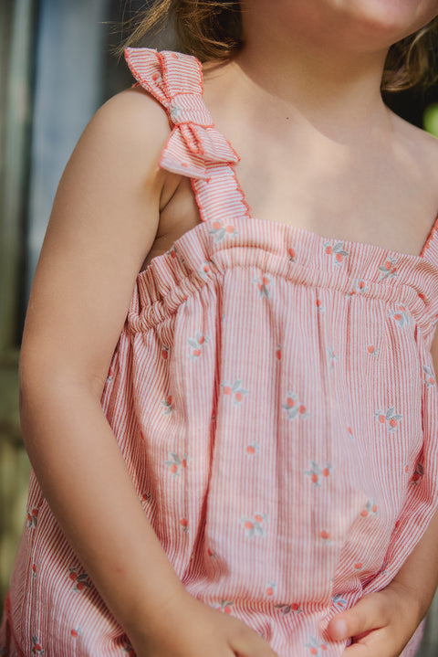 Robe - Coquelicot rayures - Image principale