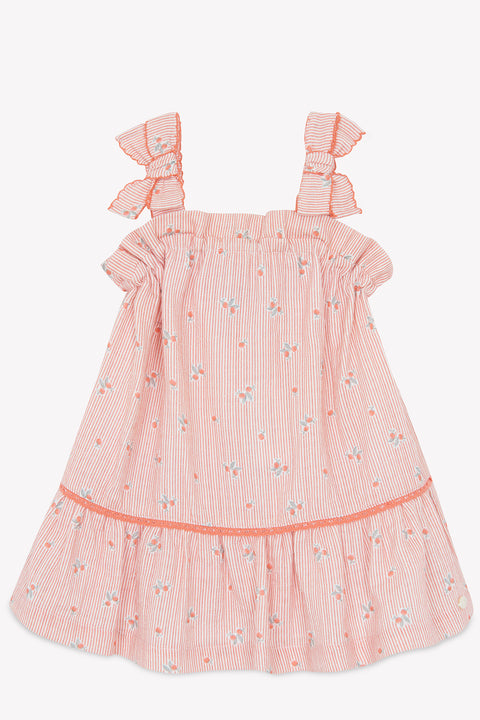 Robe - Coquelicot rayures - Image principale