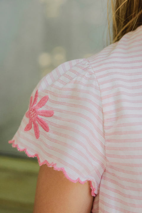 Vestito - Corallo Righe - Image principale