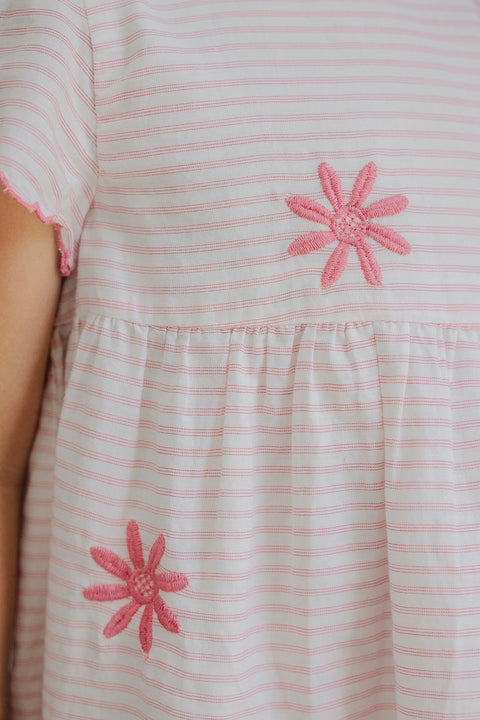 Vestito - Corallo Righe - Image principale