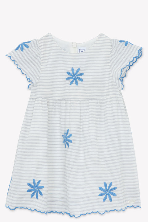 Robe - Indigo rayures - Image principale