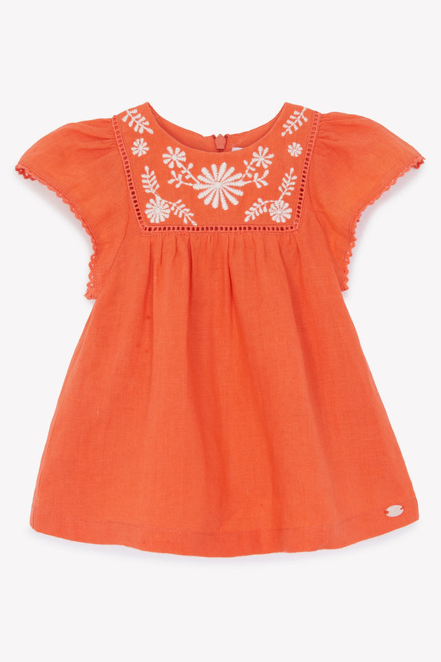 Kleid - Mohn Stickerei - Image principale