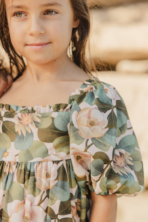 Robe - Rose ancien tissu liberty - Image principale