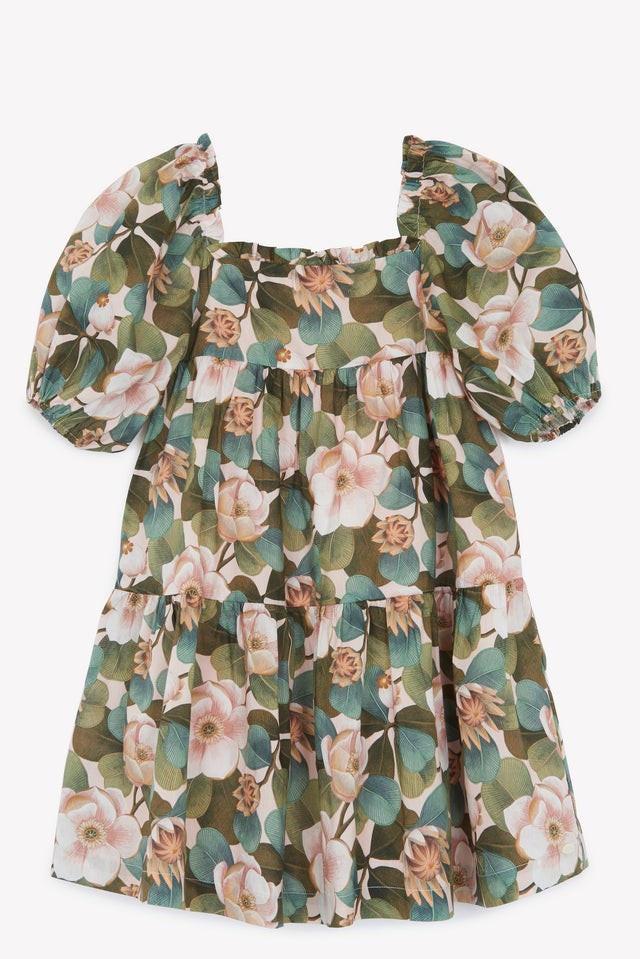 Kleid - Rosa alter Stoff Liberty - Image principale