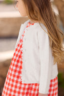 Cardigan - Bianco Maglia traforato