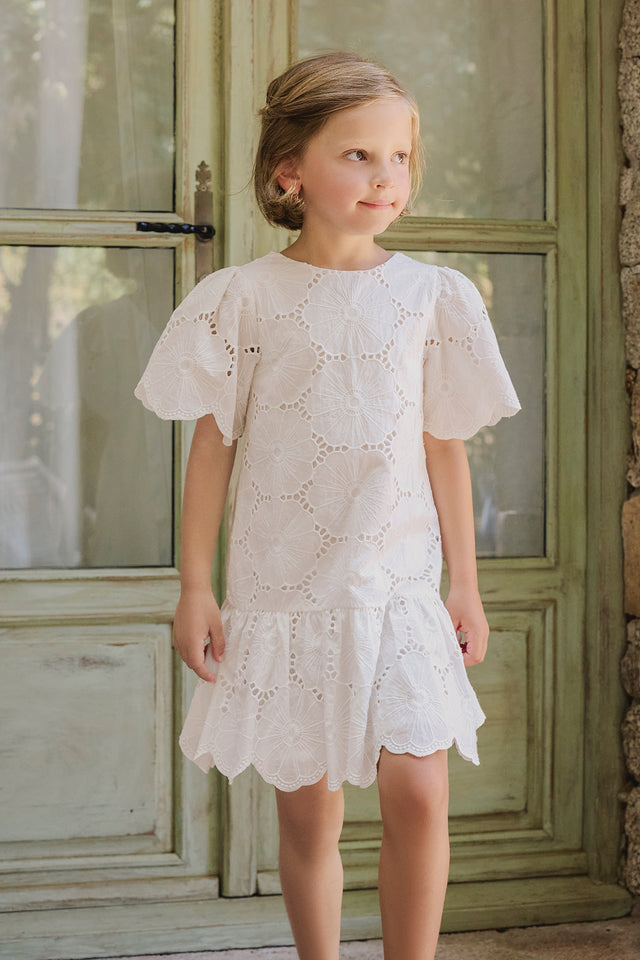 Vestito - Bianco Ricamo inglese - Image principale