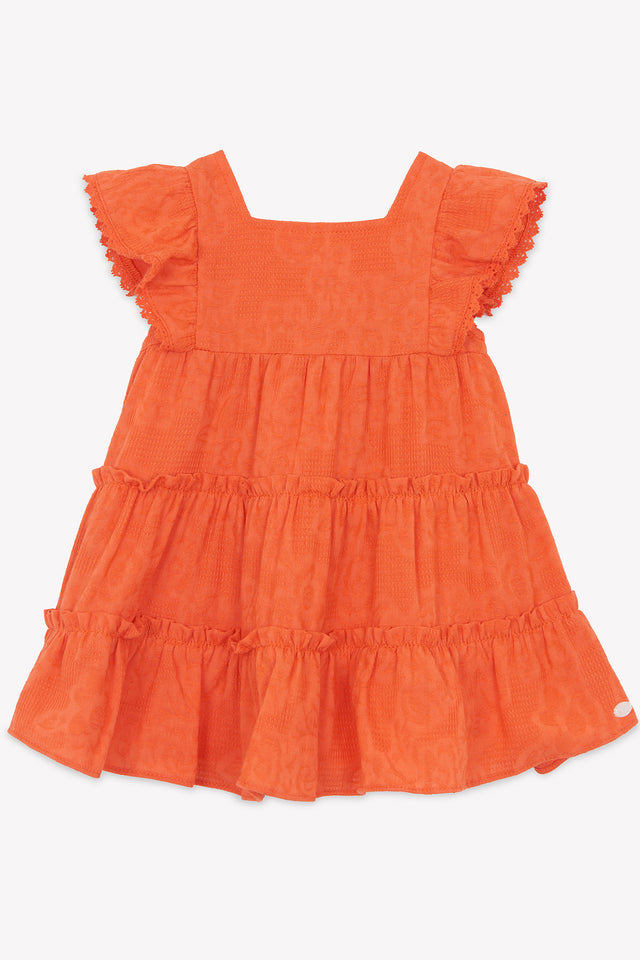 Vestito - Fiori di papavero tono su tono - Image principale