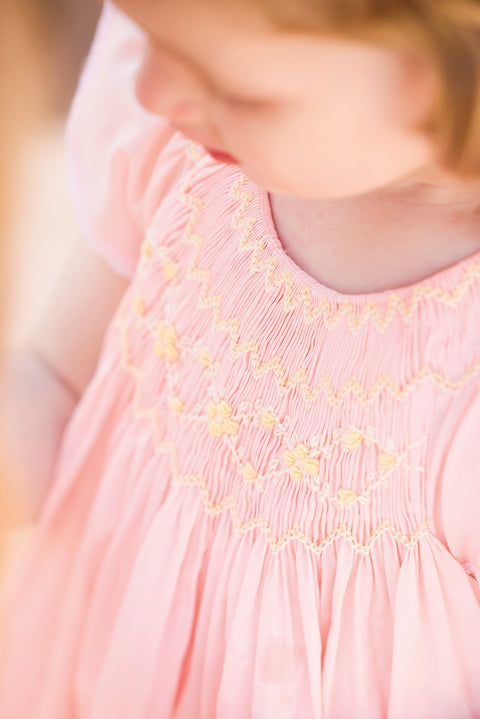 Robe - Pivoine smock brodé - Image principale