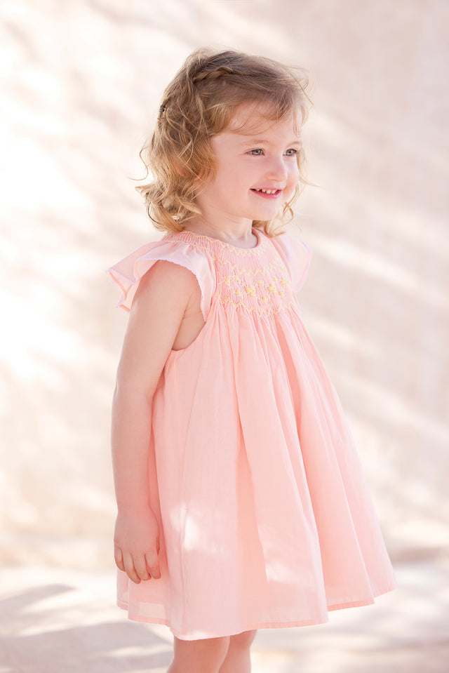 Robe - Pivoine smock brodé - Image principale