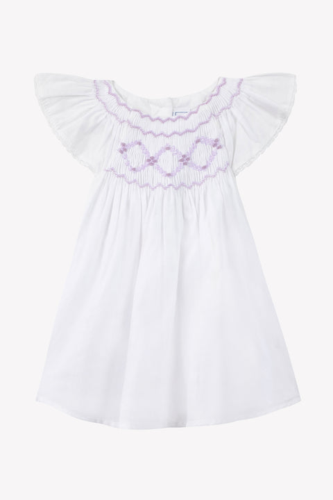 Vestito - Bianco grembiule Ricamato - Image principale
