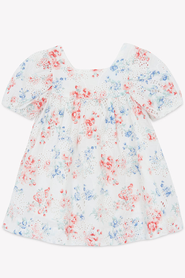 Kleid - Weiss Druckblumig - Image principale