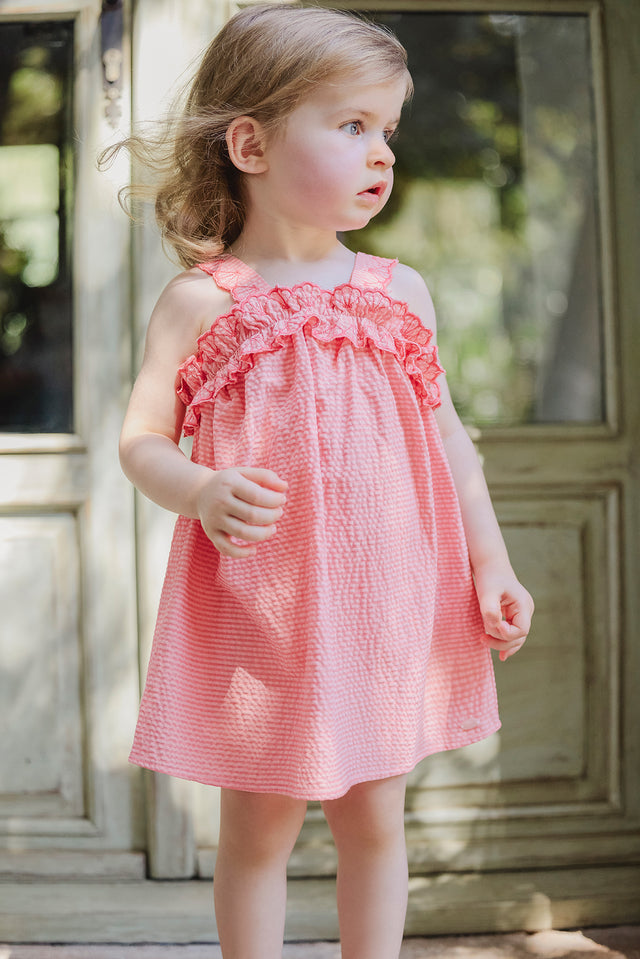 Robe - Corail détails coquillages - Image principale