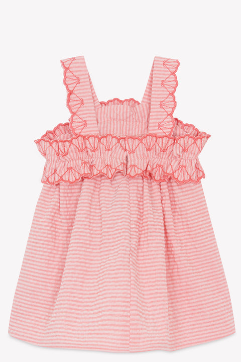 Robe - Corail détails coquillages - Image principale