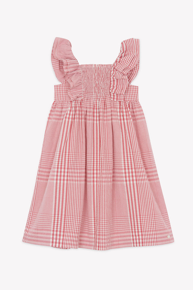 Robe - Corail à carreaux - Image principale