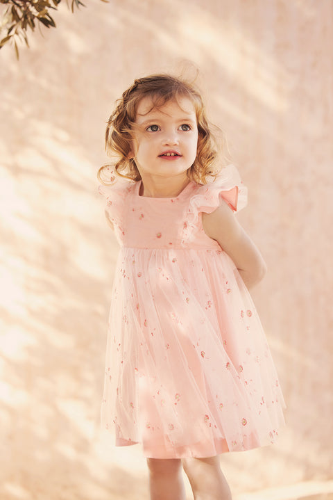 Robe - Pivoine tulle fleurs - Image principale