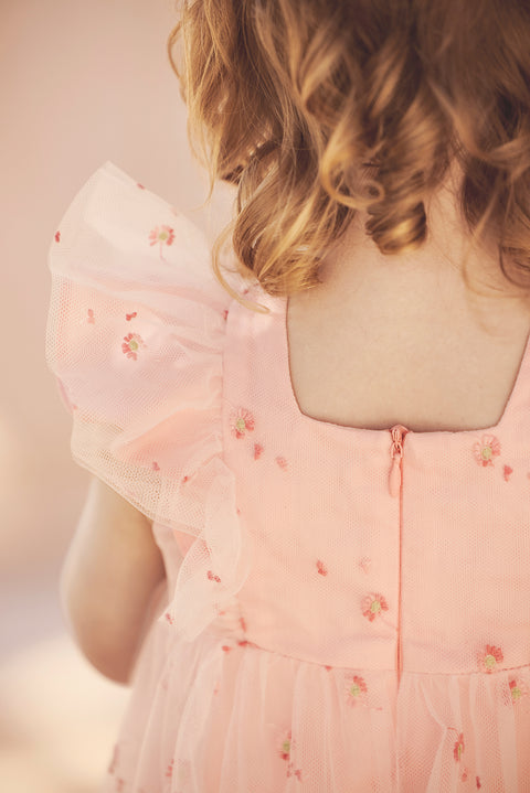 Robe - Pivoine tulle fleurs - Image principale