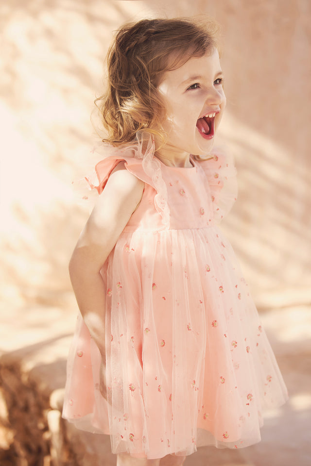 Robe - Pivoine tulle fleurs - Image principale