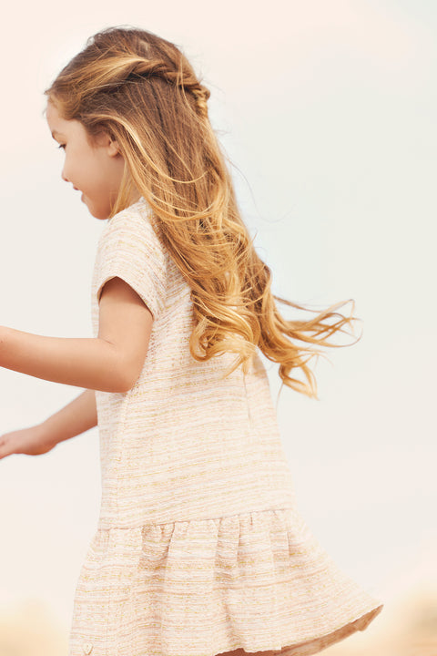 Robe - écru tweed - Image principale