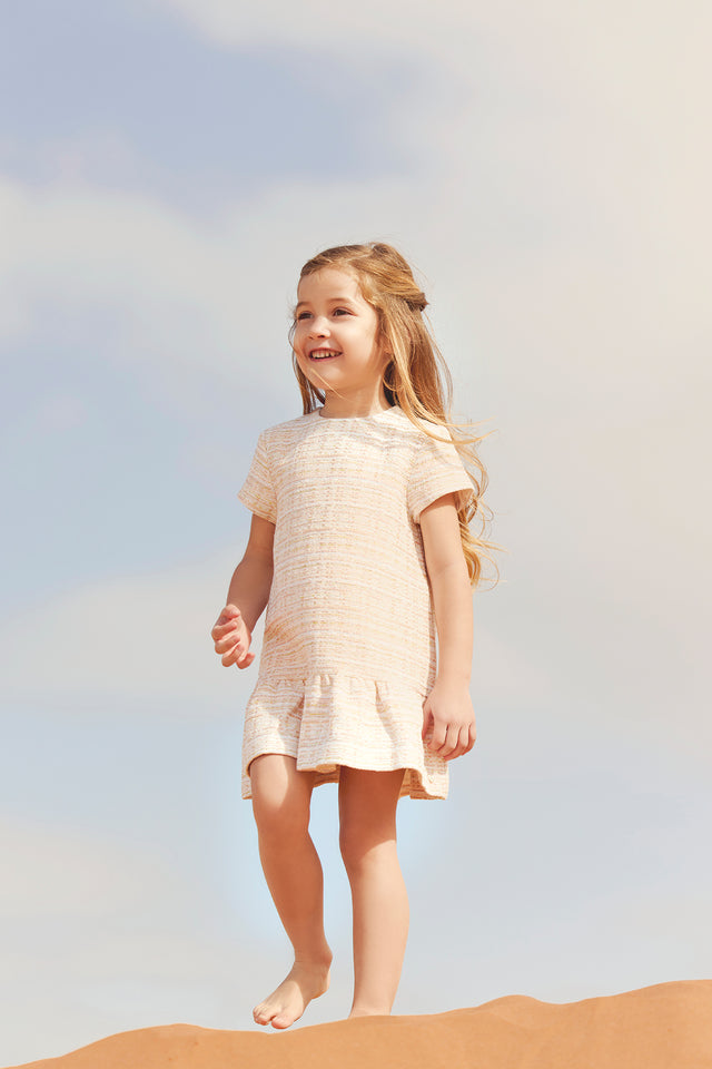 Robe - écru tweed - Image principale