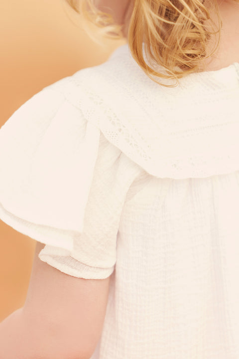 Robe - Blanc crochet - Image principale