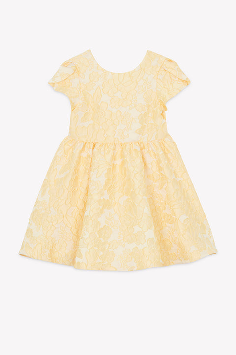 Vestido - polen Bordado floral nacarado - Image principale